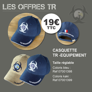 Promo casquettes TR Equipement